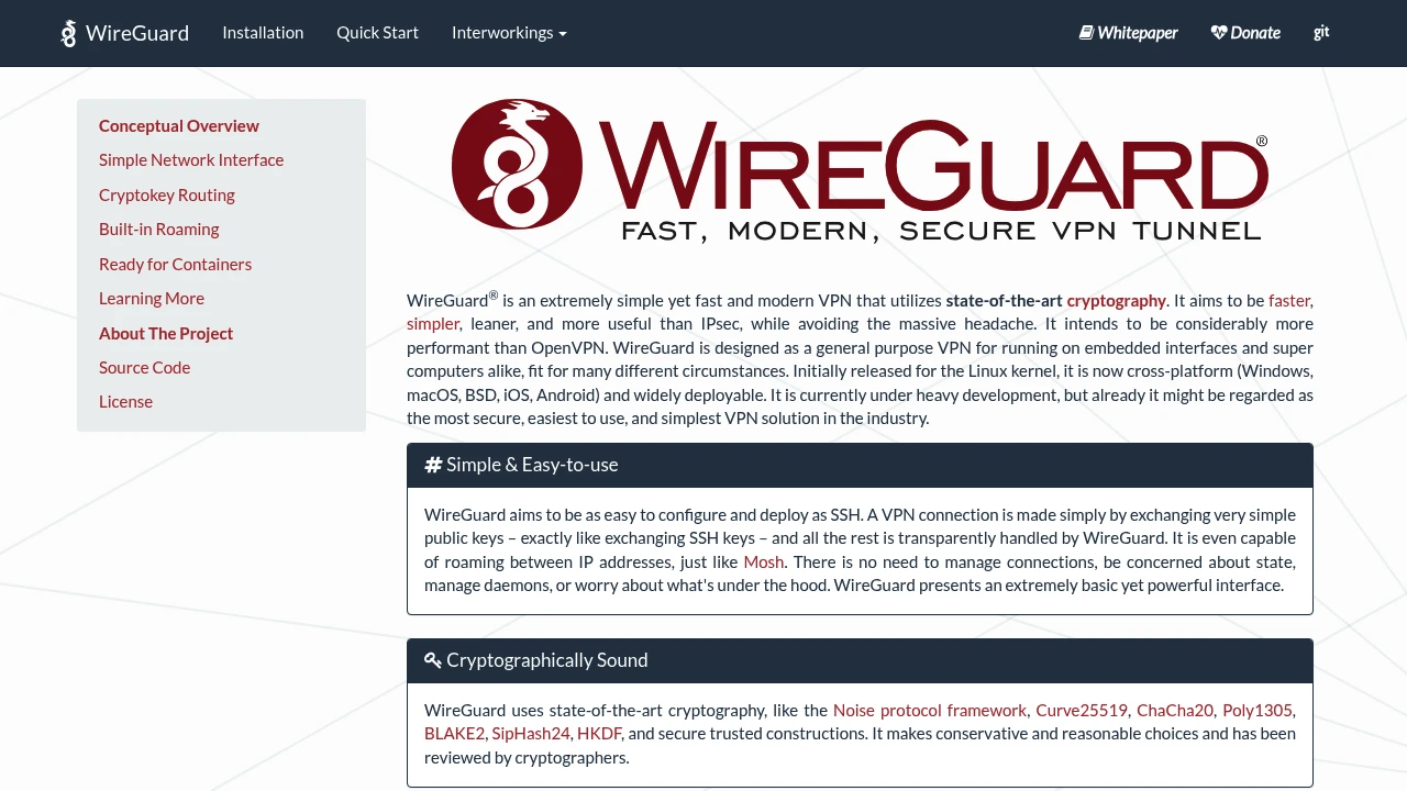 WireGuard screenshot 1