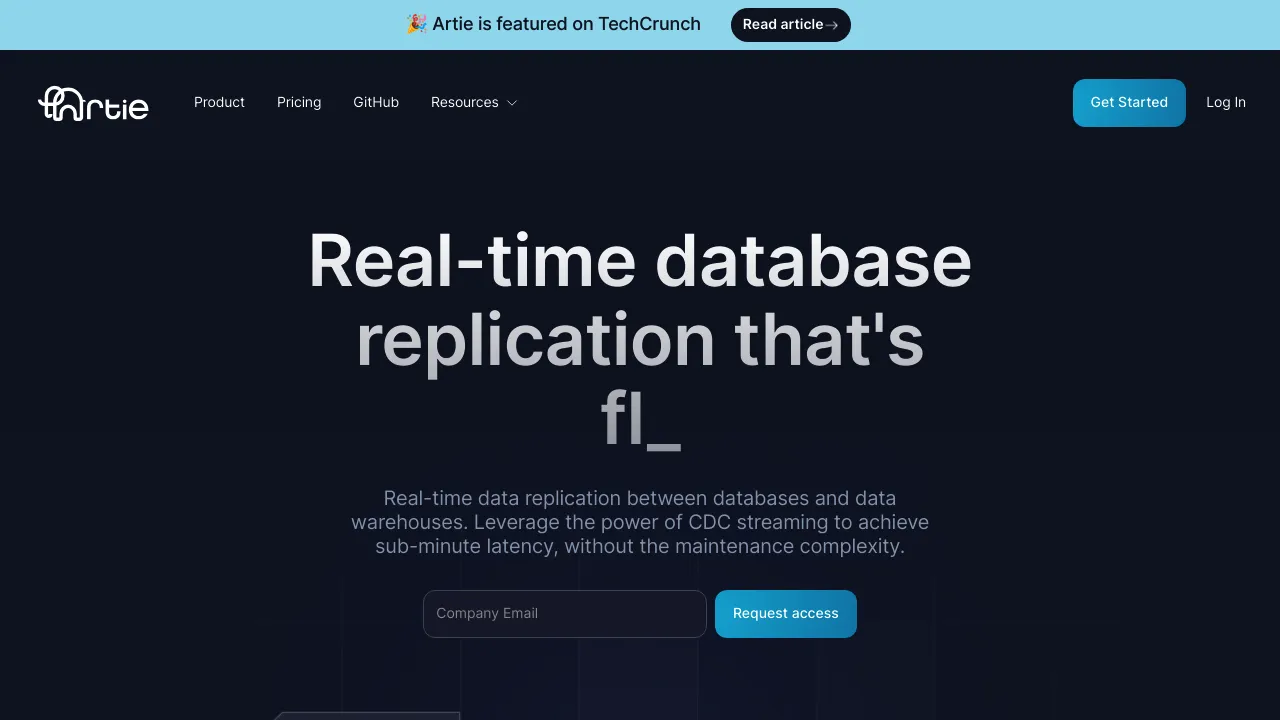 Screenshot of Artie