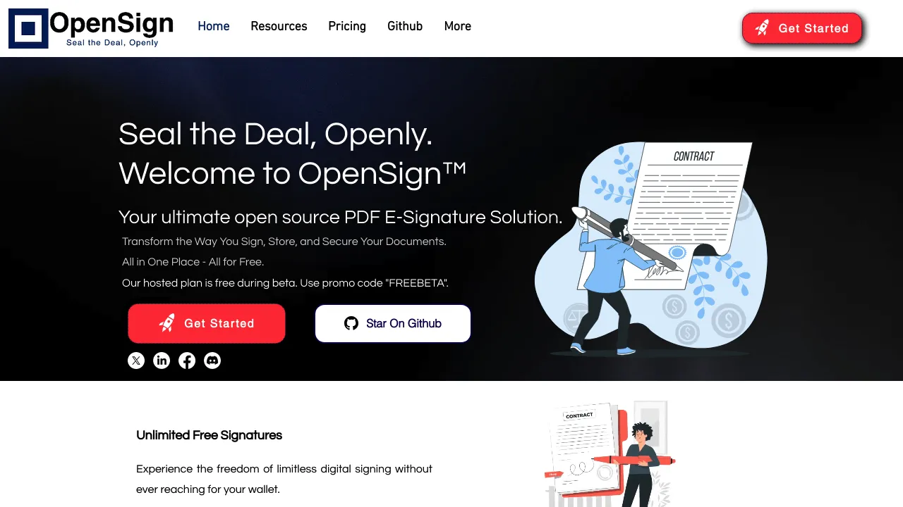 OpenSign screenshot 1