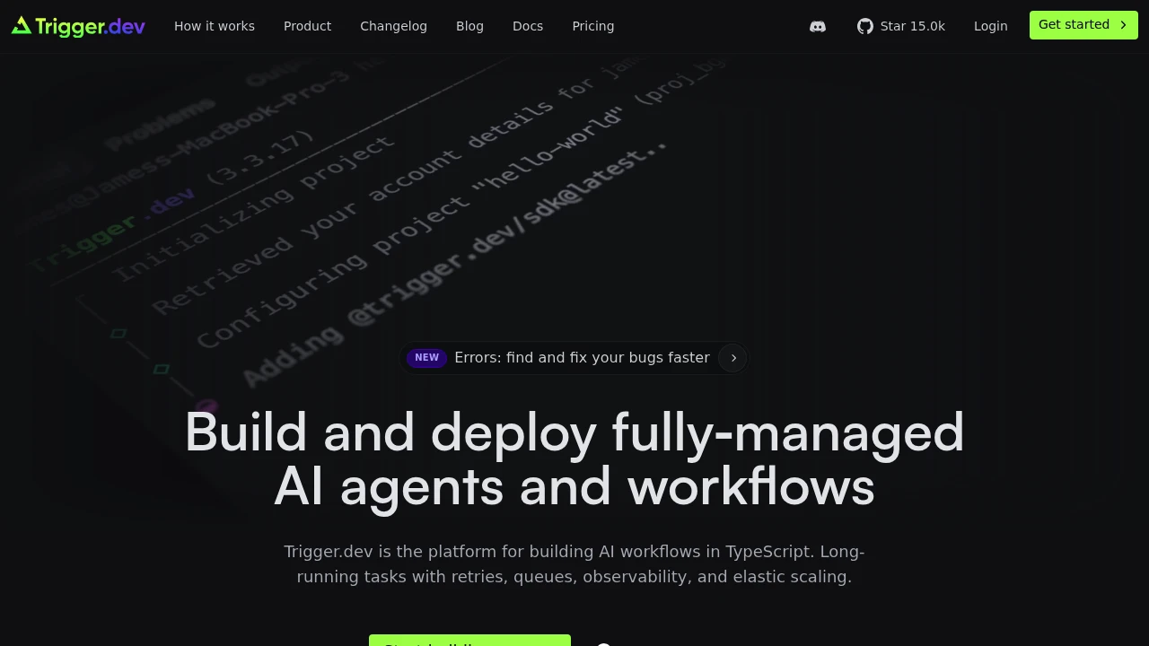 Screenshot of Trigger