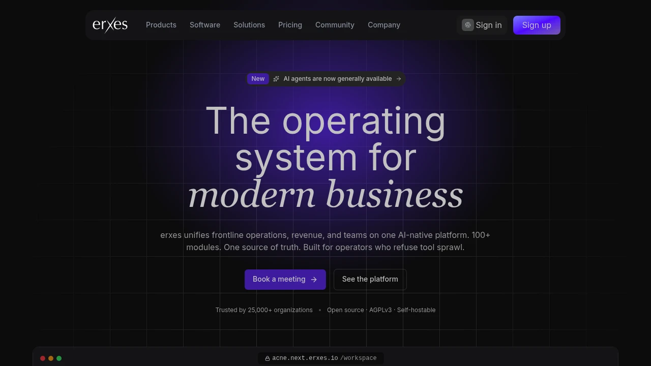 Erxes screenshot 1