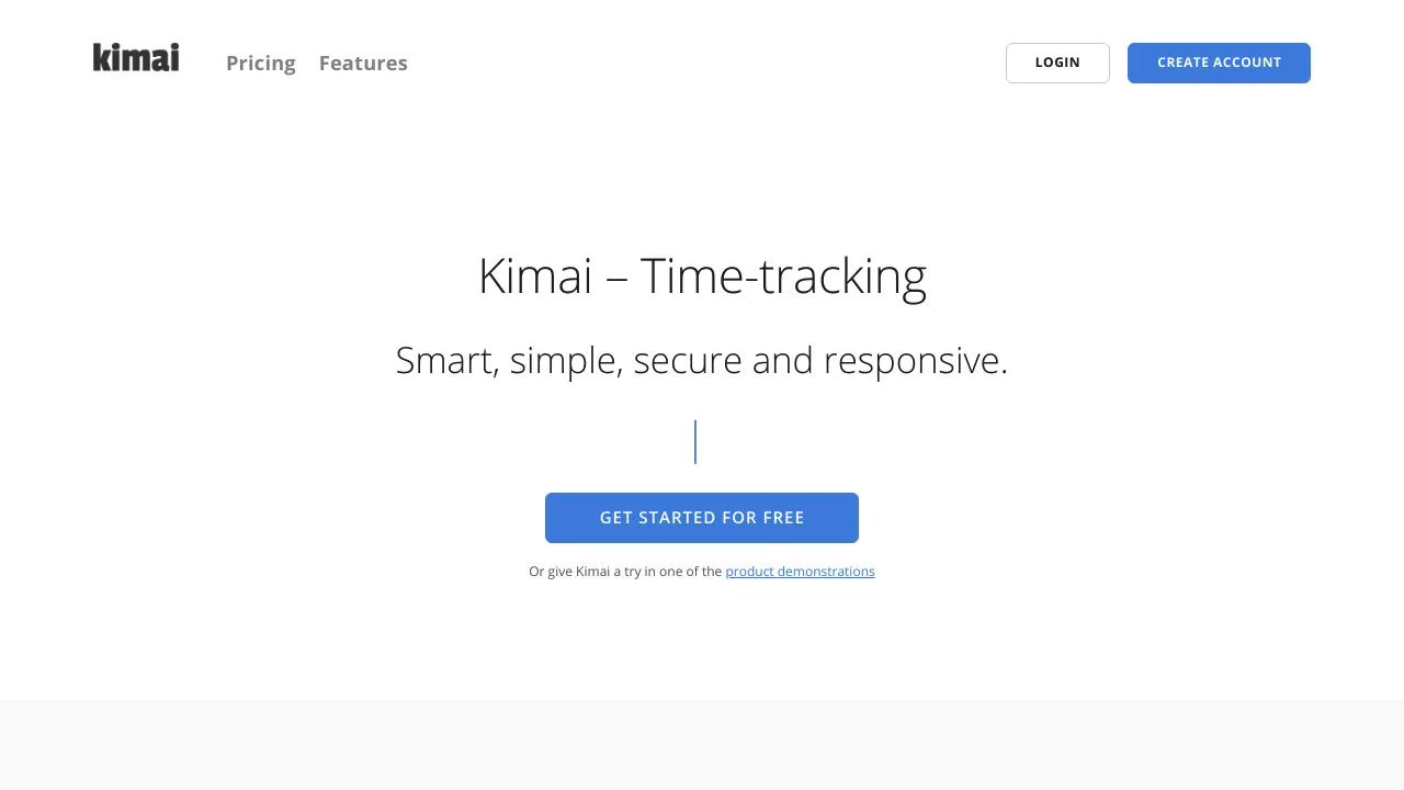 Kimai screenshot 1