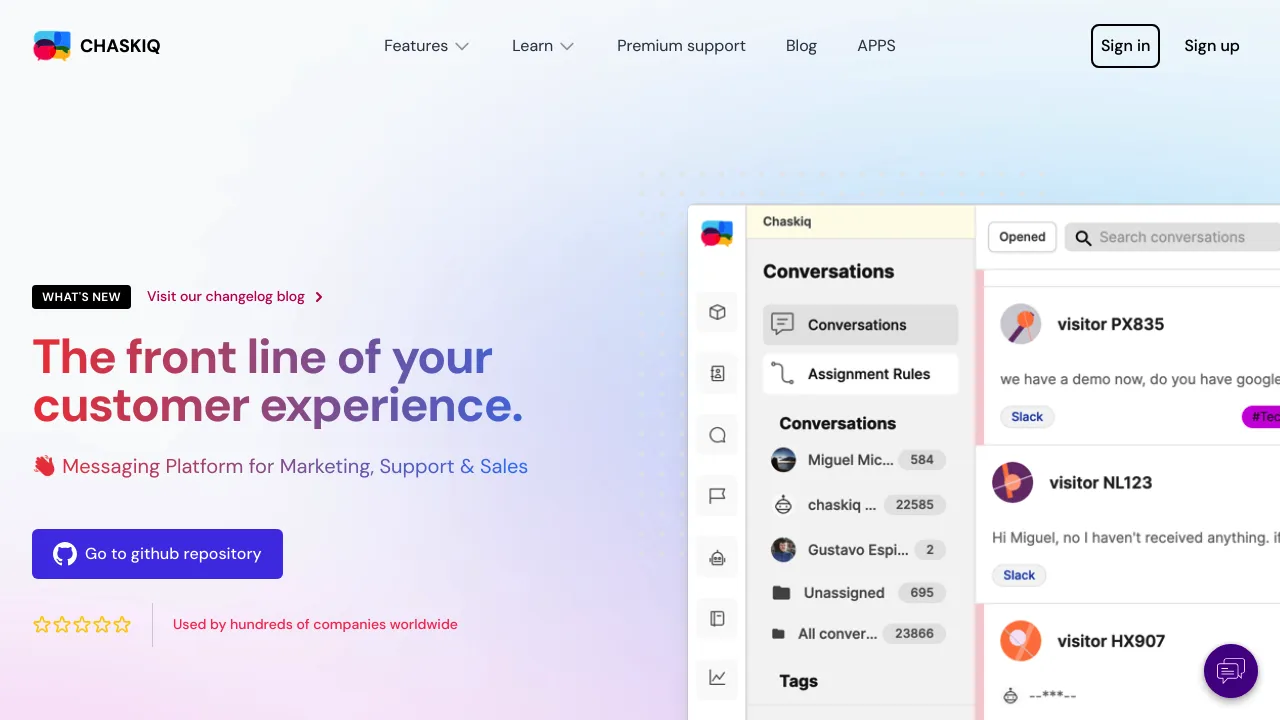 Chaskiq screenshot 1
