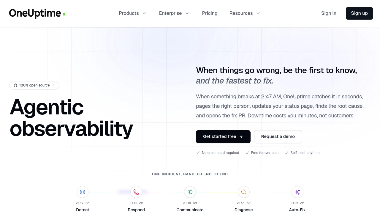 OneUptime screenshot 1