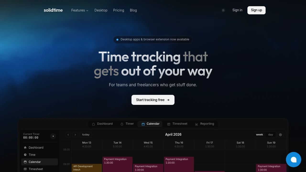 SolidTime screenshot 1