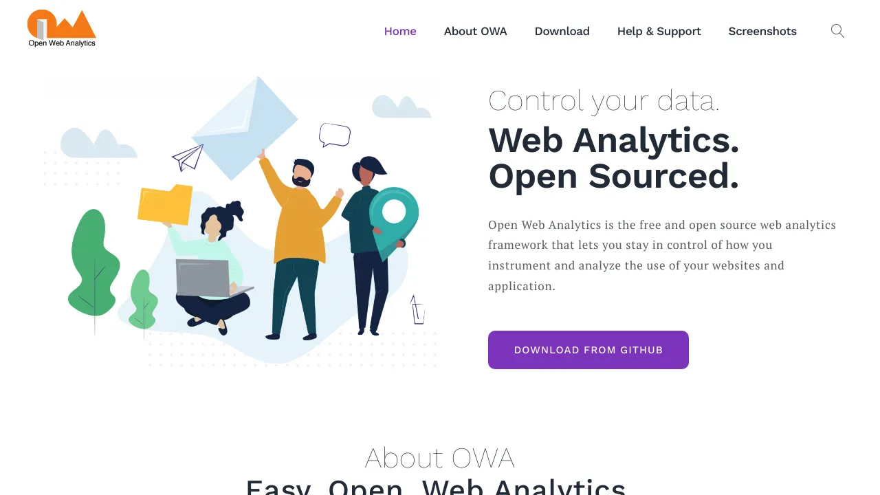 OpenWebAnalytics screenshot 1