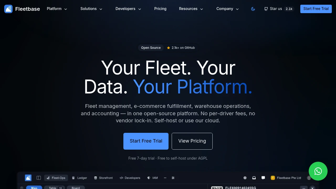 FleetBase screenshot 1