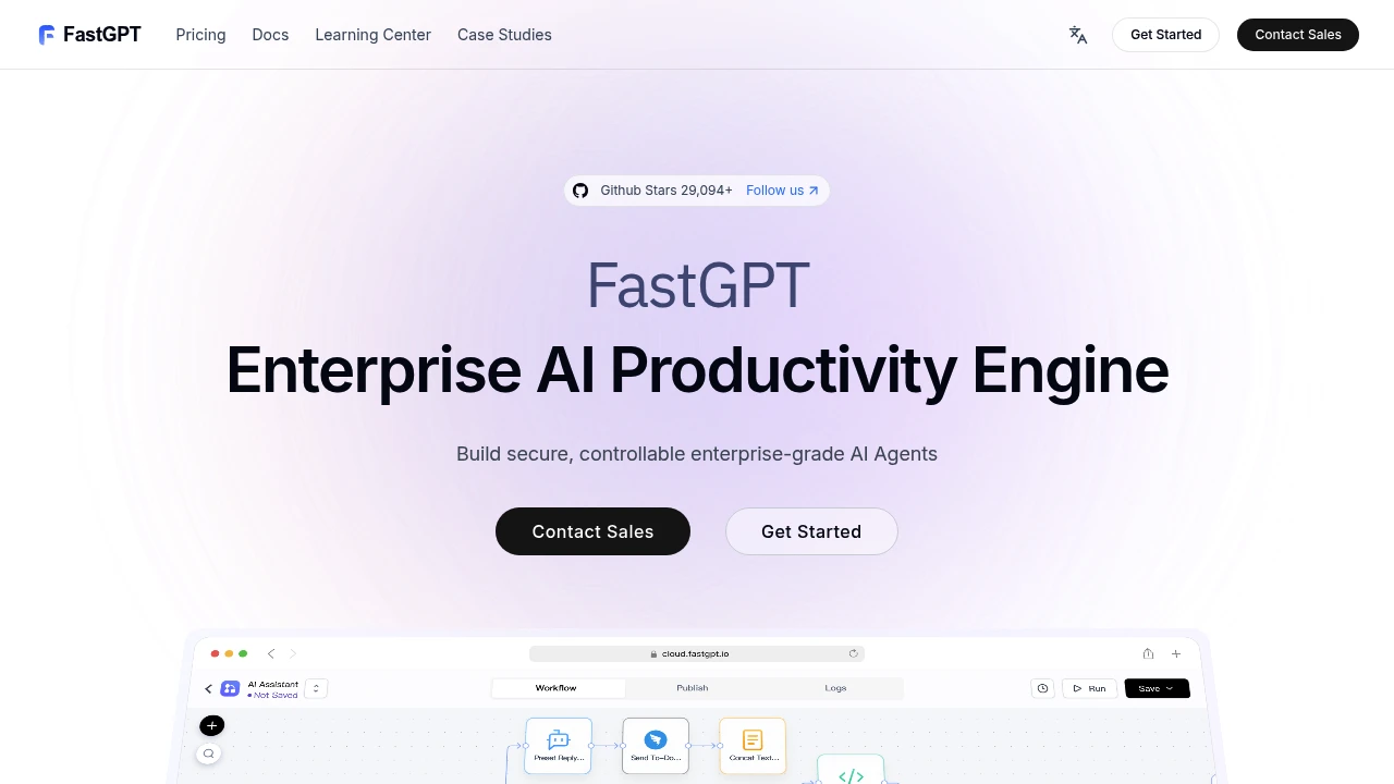 FastGPT screenshot 1