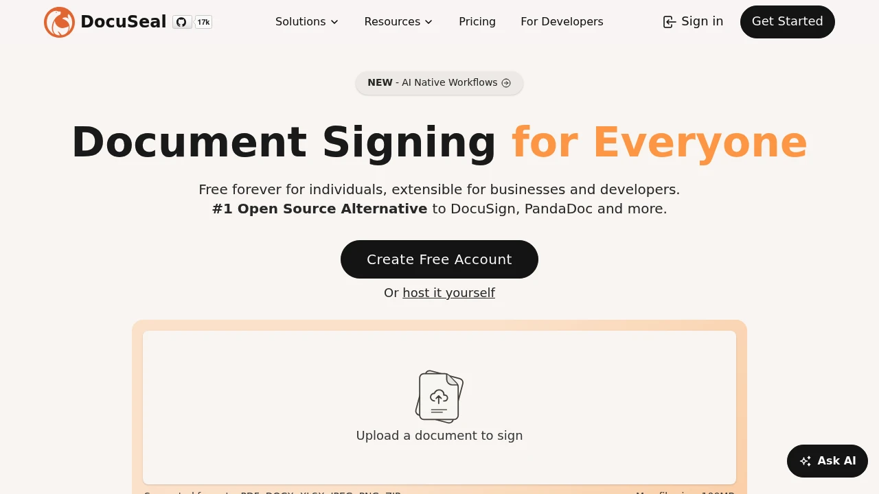 Docuseal screenshot 1