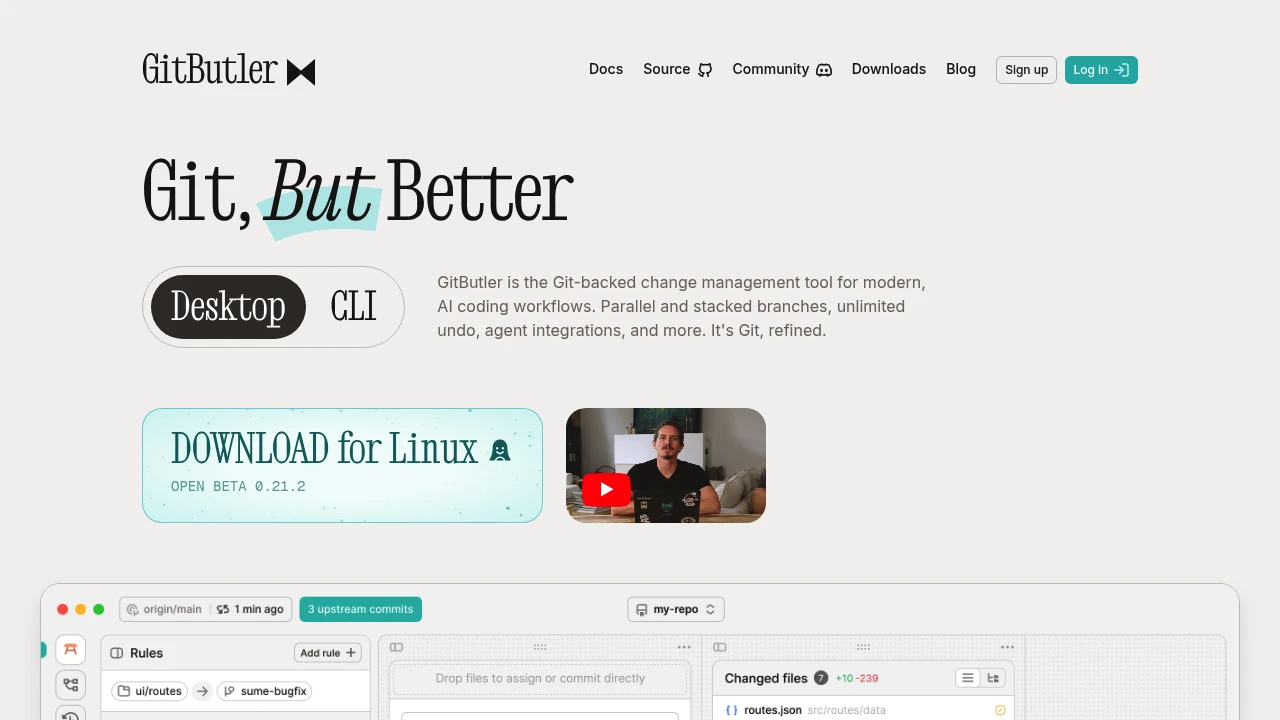 GitButler screenshot 1
