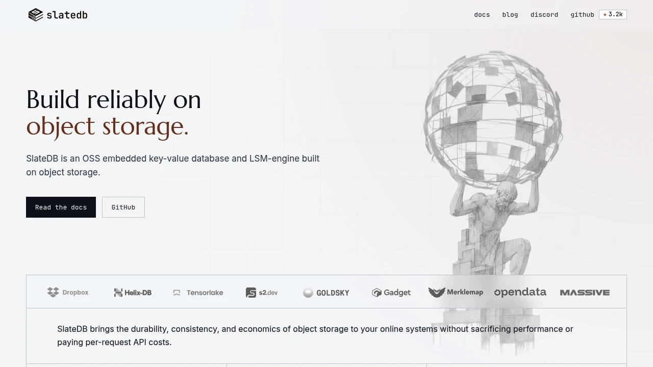 SlateDB screenshot 1