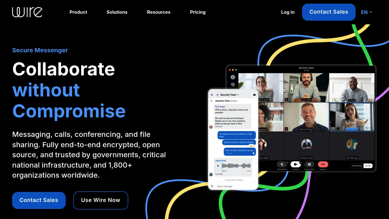 Wire screenshot 1