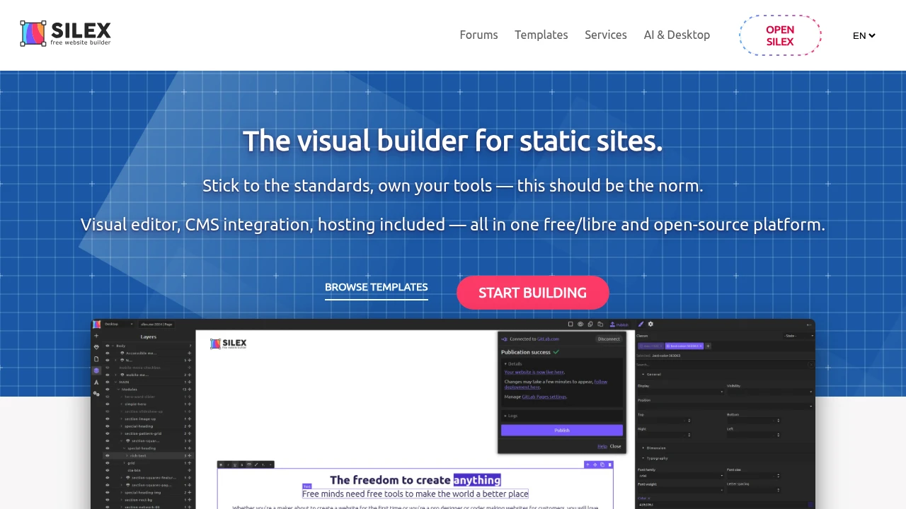 Silex screenshot 1