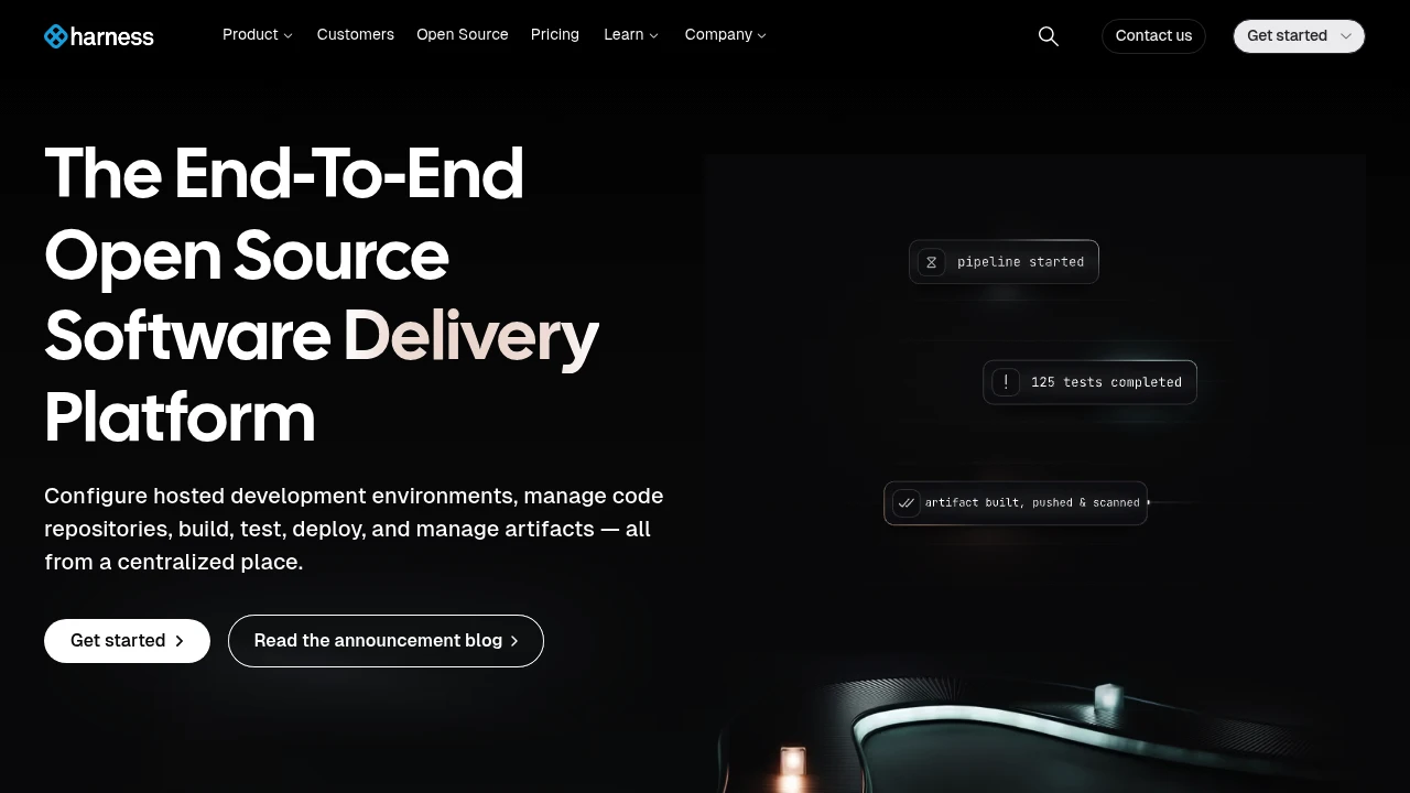 Harness screenshot 1