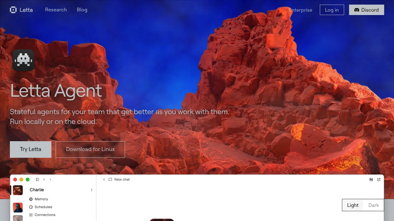 Letta screenshot 1
