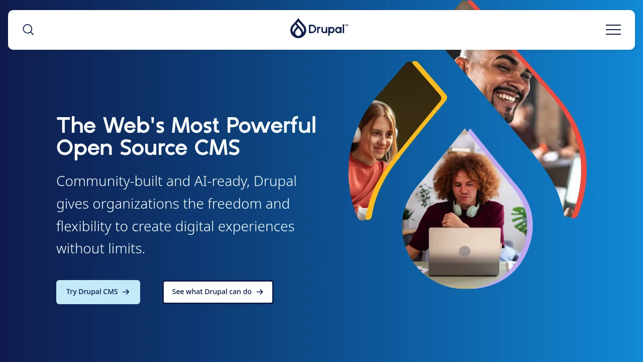 Drupal screenshot 1