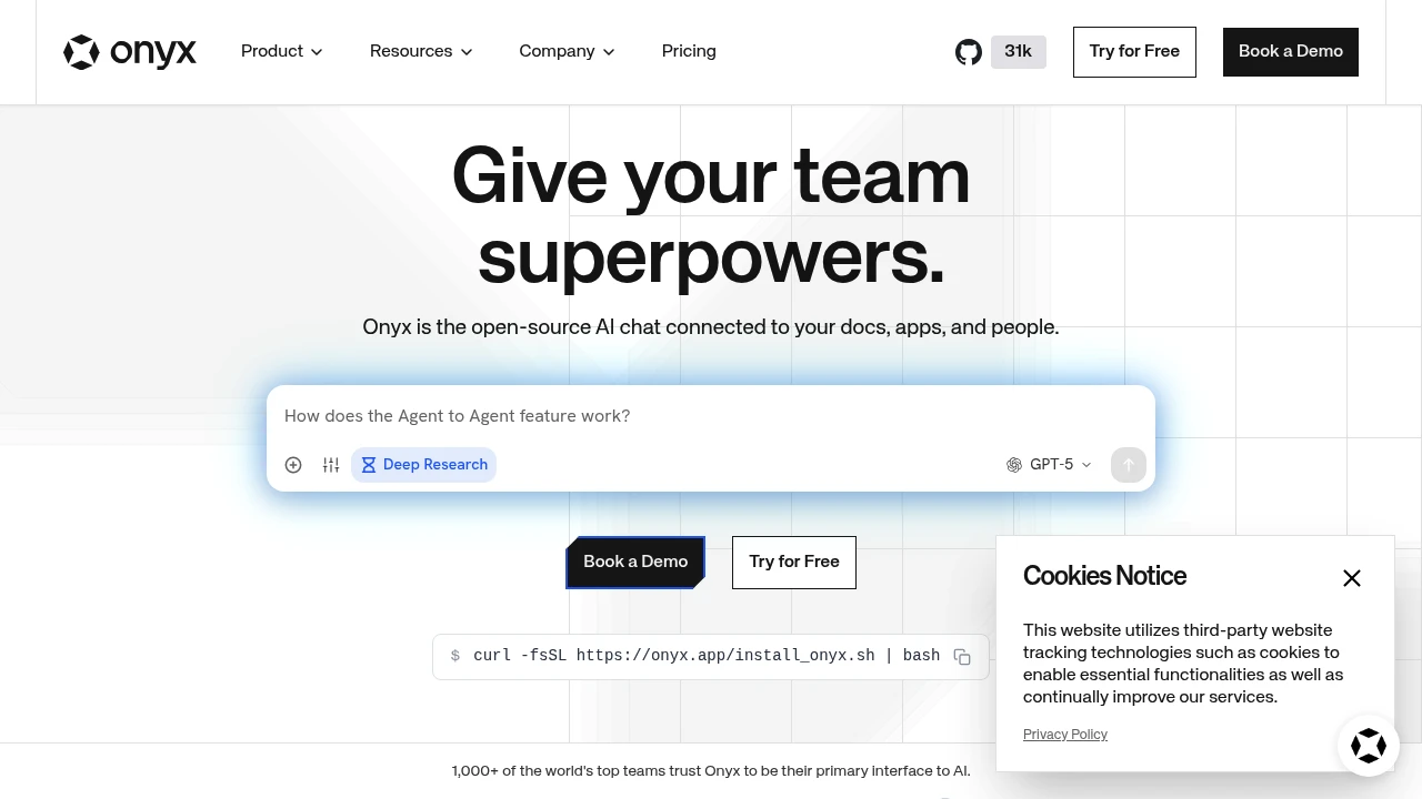 Onyx screenshot 1