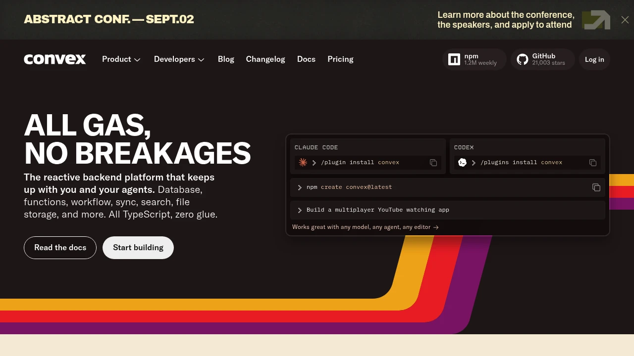 Convex screenshot 1