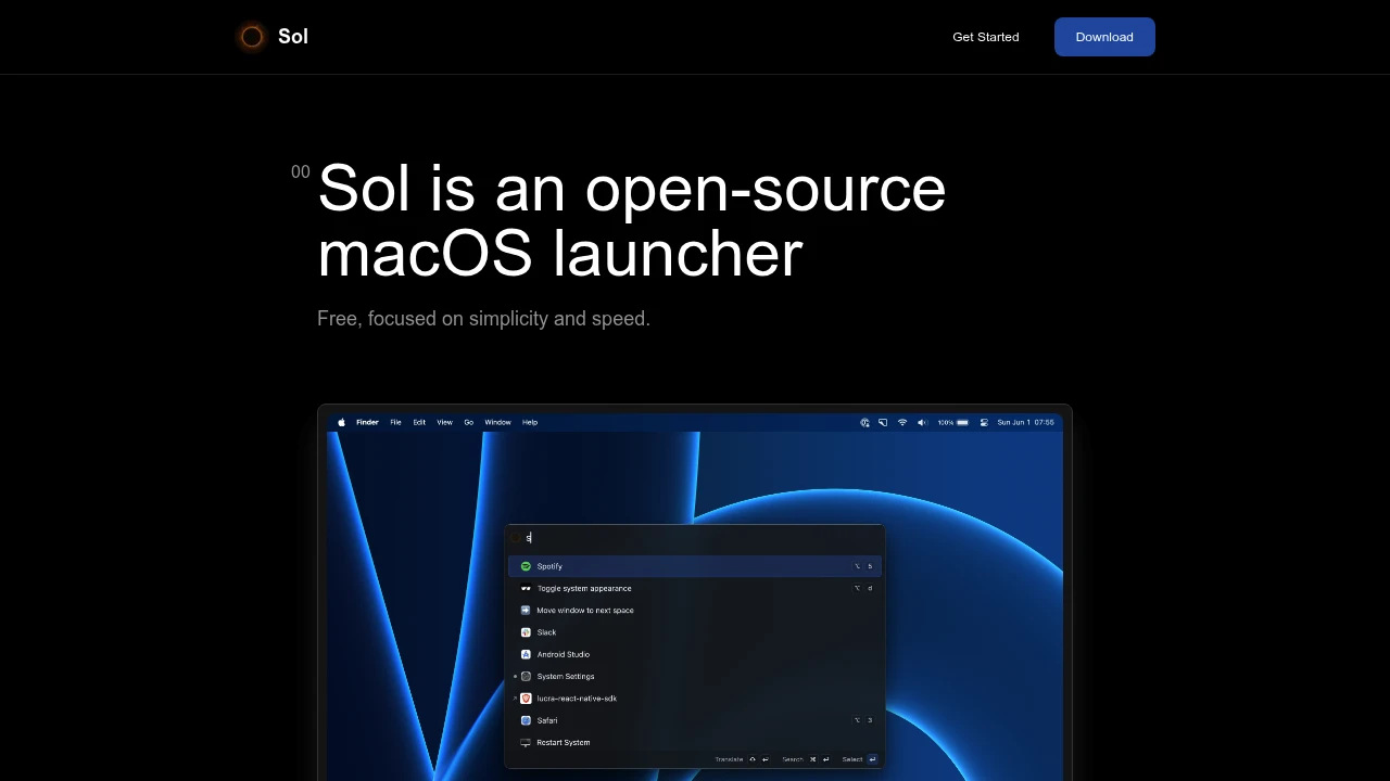 Sol screenshot 1