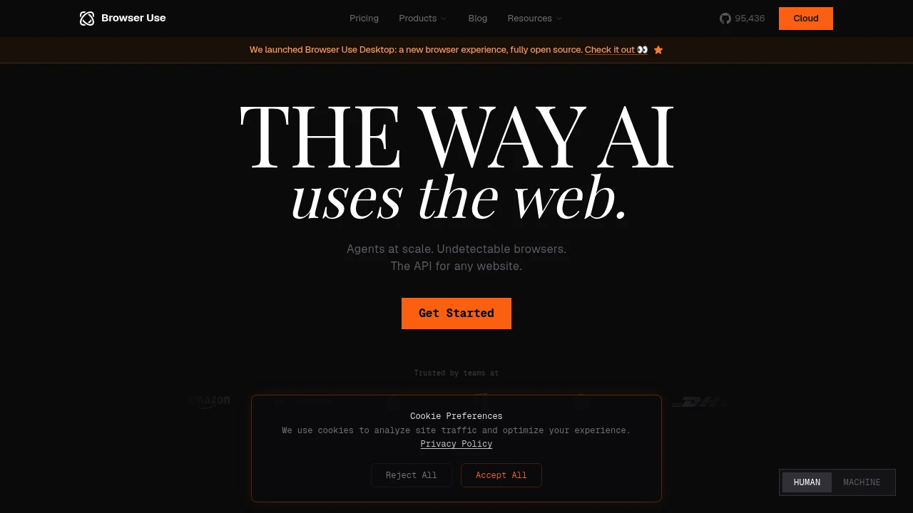 Screenshot of Browser Use