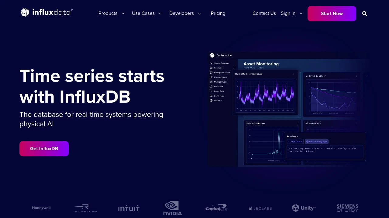 InfluxDB screenshot 1