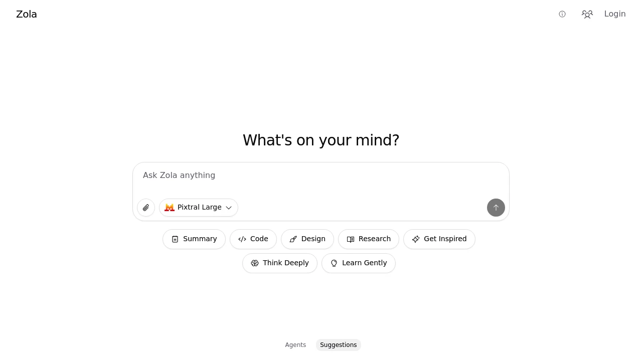 Zola screenshot 1