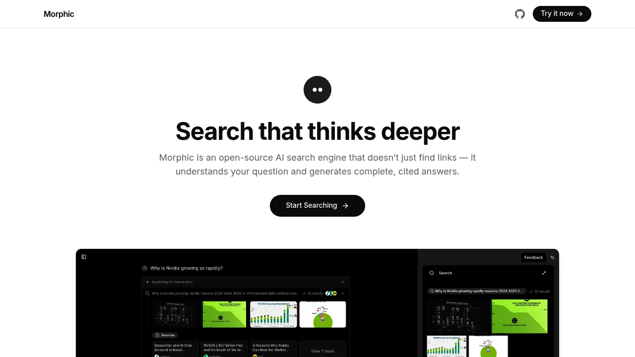 Morphic screenshot 1
