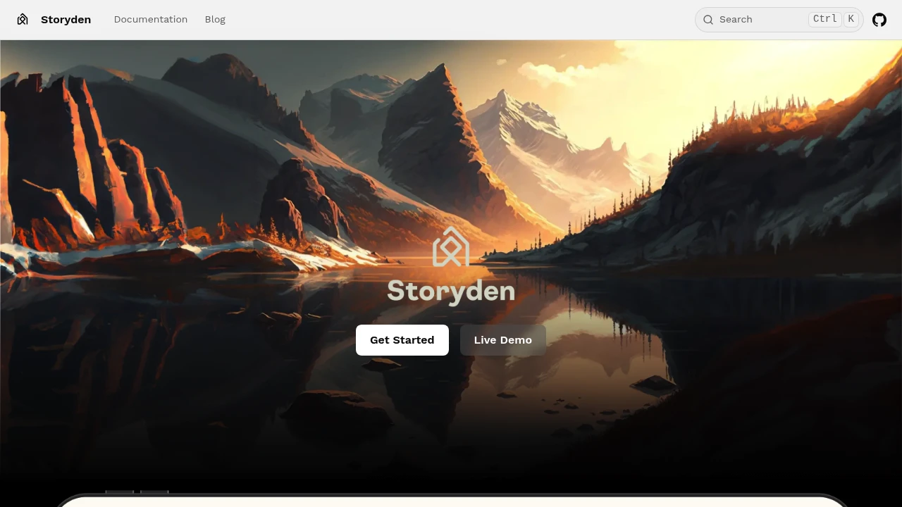 Storyden screenshot 1