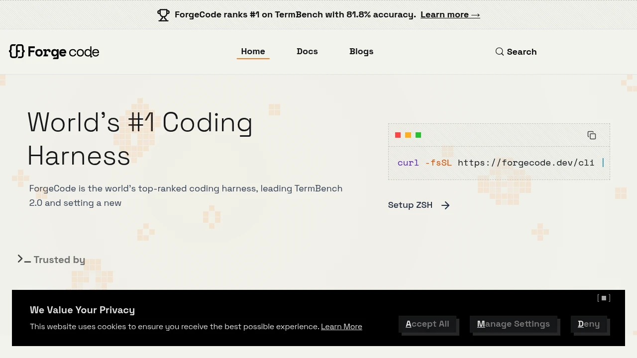 Forgecode screenshot 1