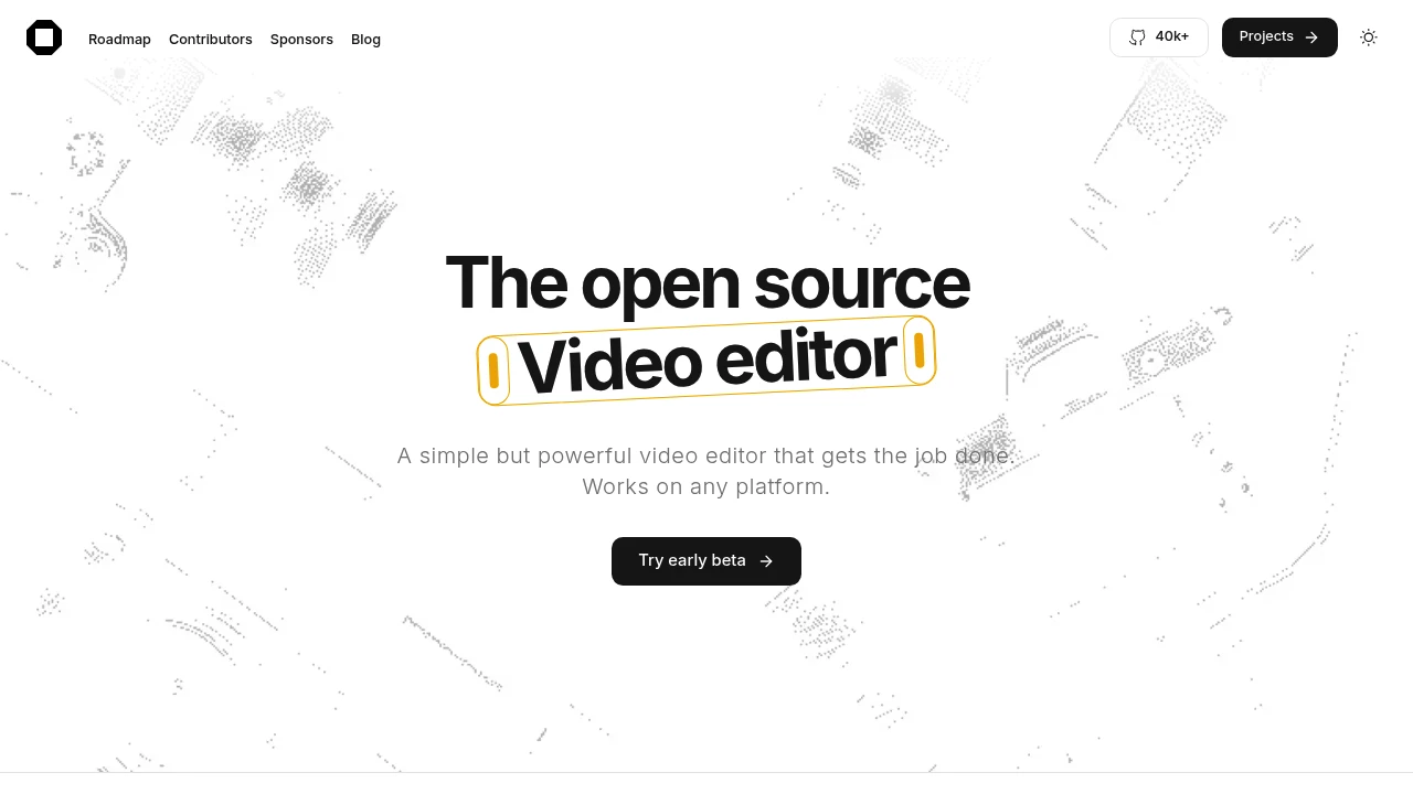 OpenCut screenshot 1