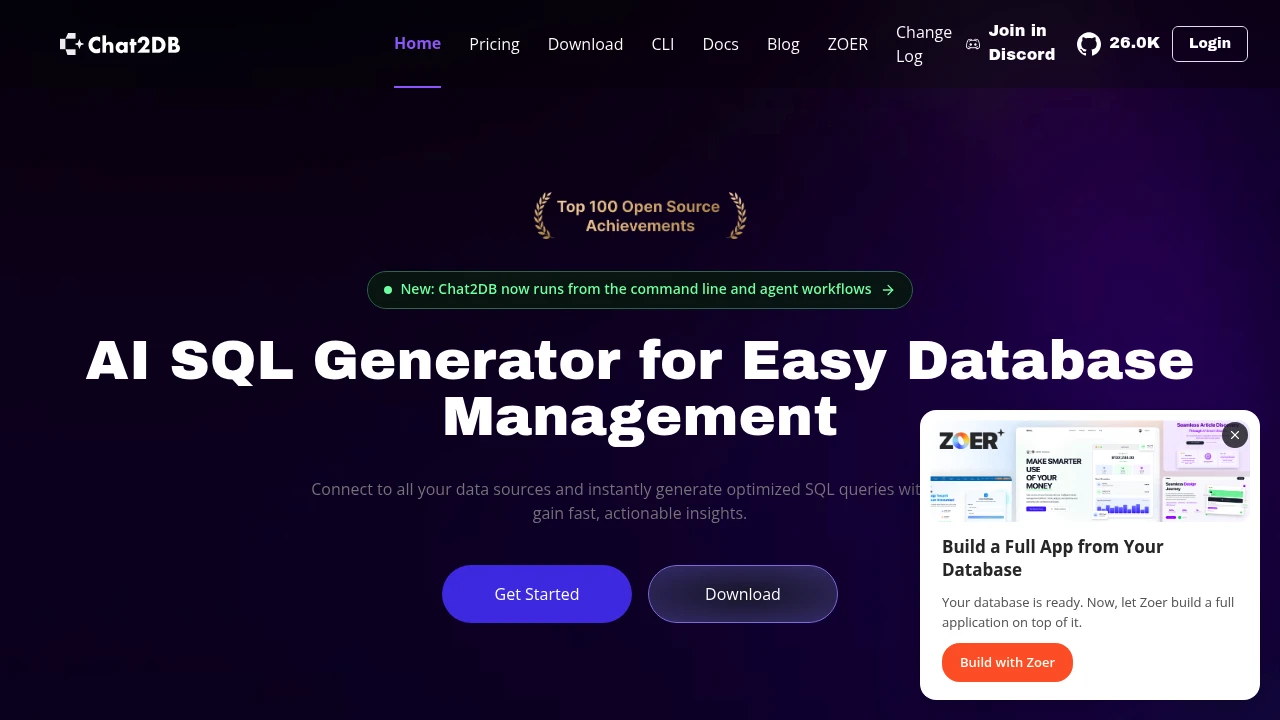 Chat2DB screenshot 1