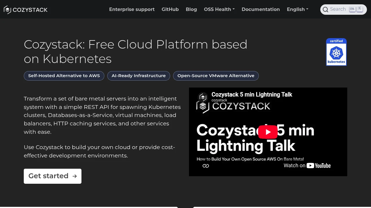 Cozystack screenshot 1