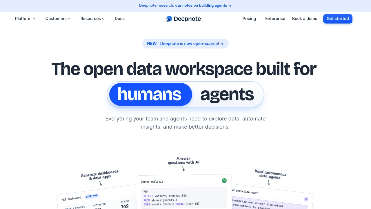 Deepnote screenshot 1