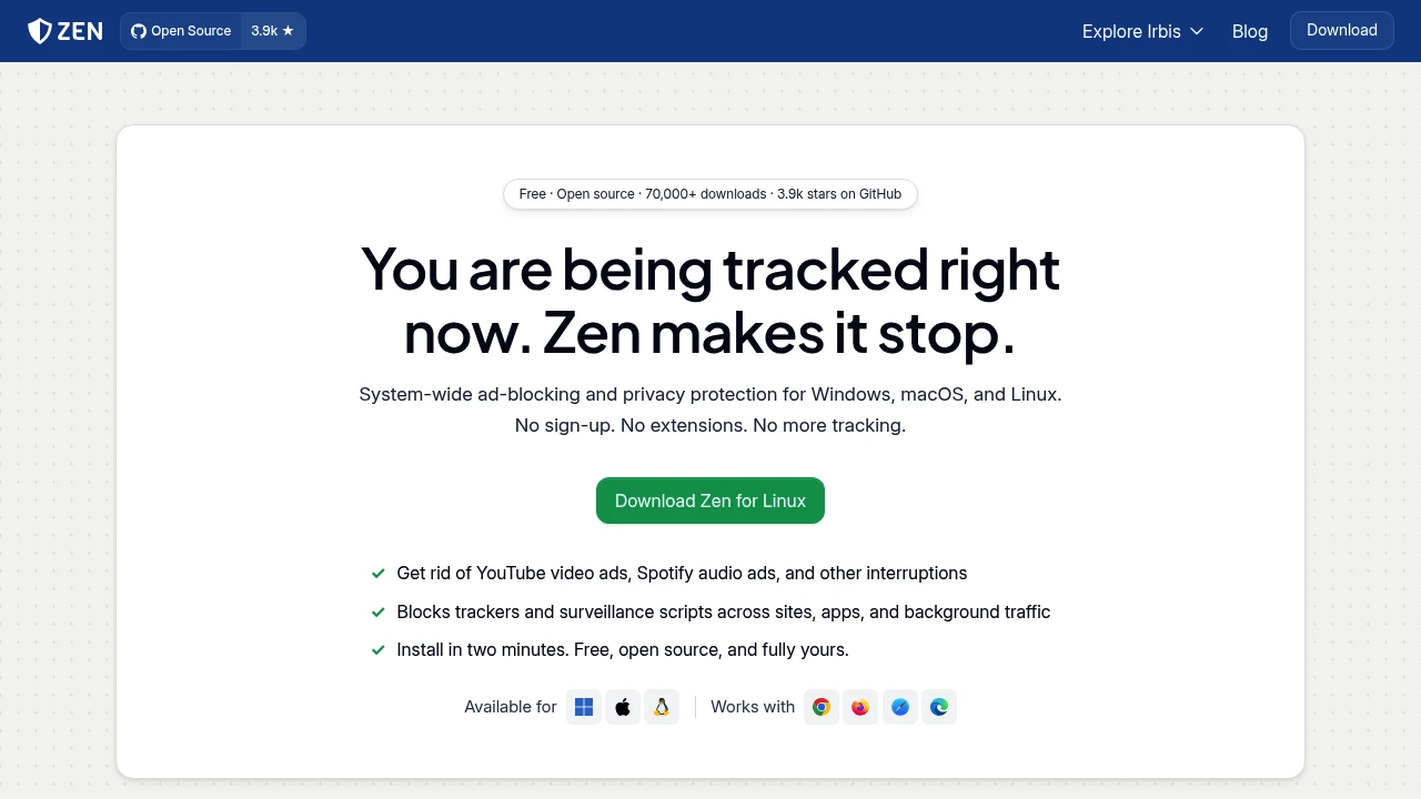 Zen screenshot 1