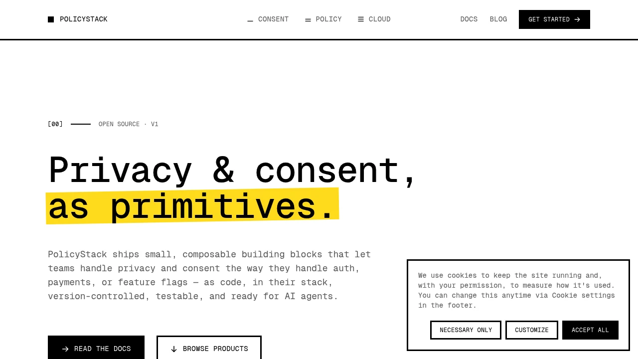 OpenPolicy screenshot 1