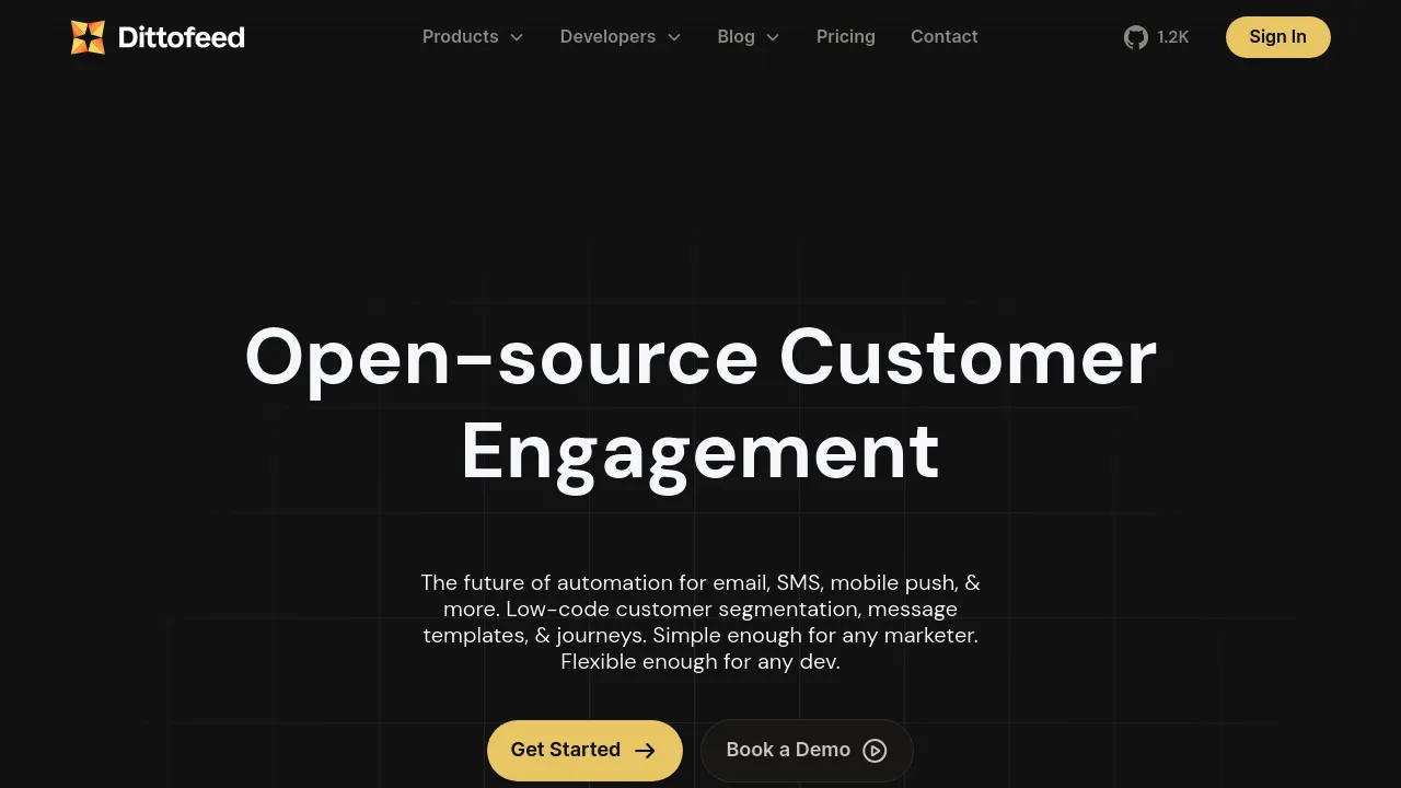 Screenshot of Dittofeed
