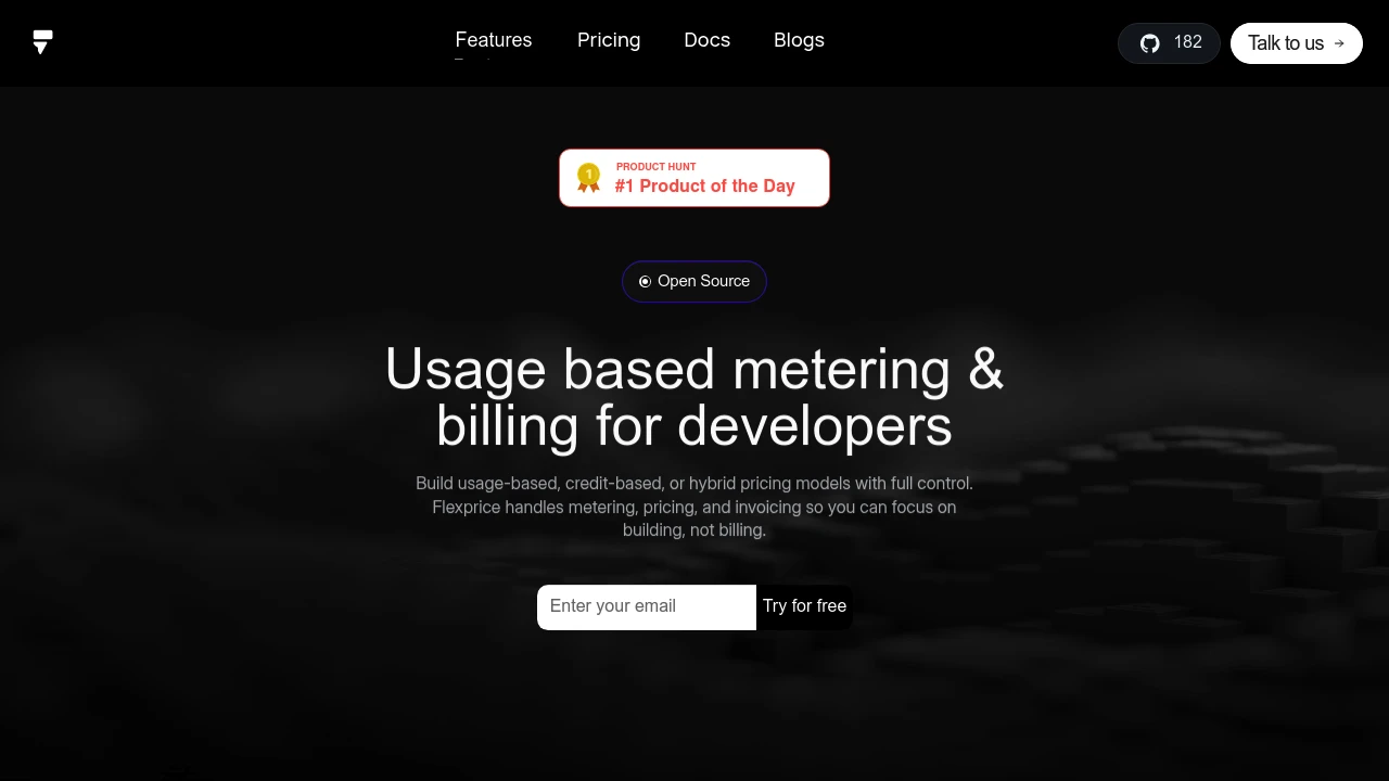 Screenshot of Flexprice