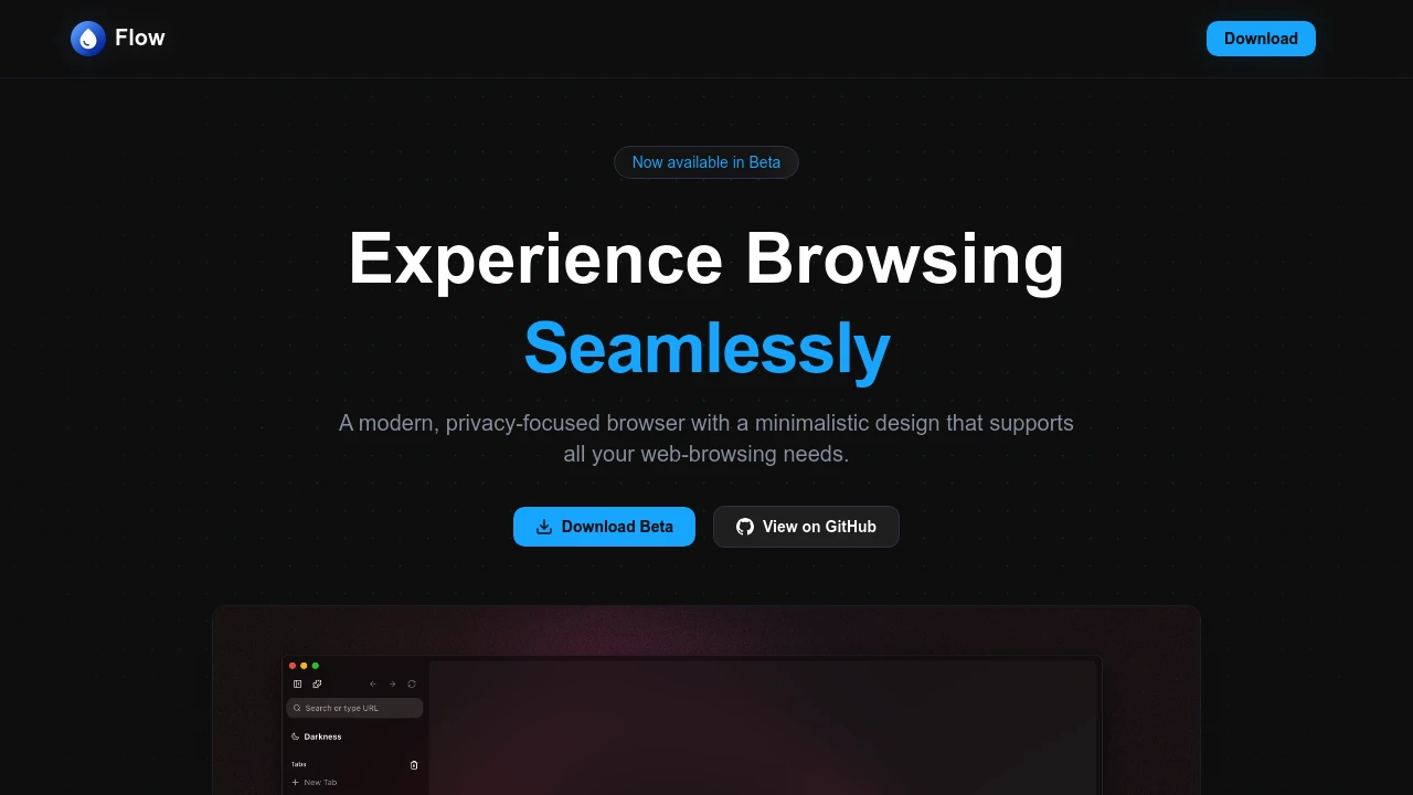 Screenshot of Flow