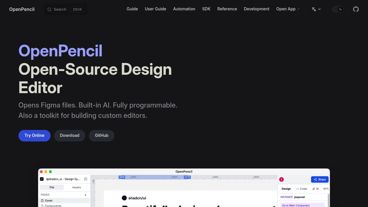 OpenPencil screenshot 1