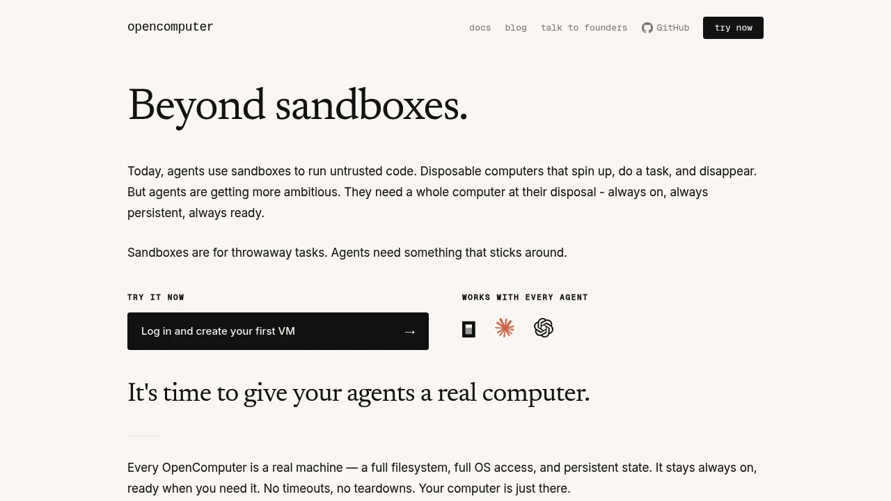 OpenComputer screenshot 1