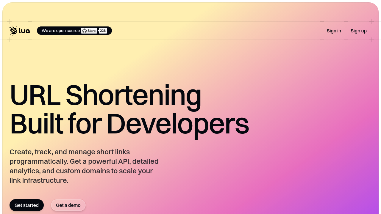 Screenshot of Lua.sh