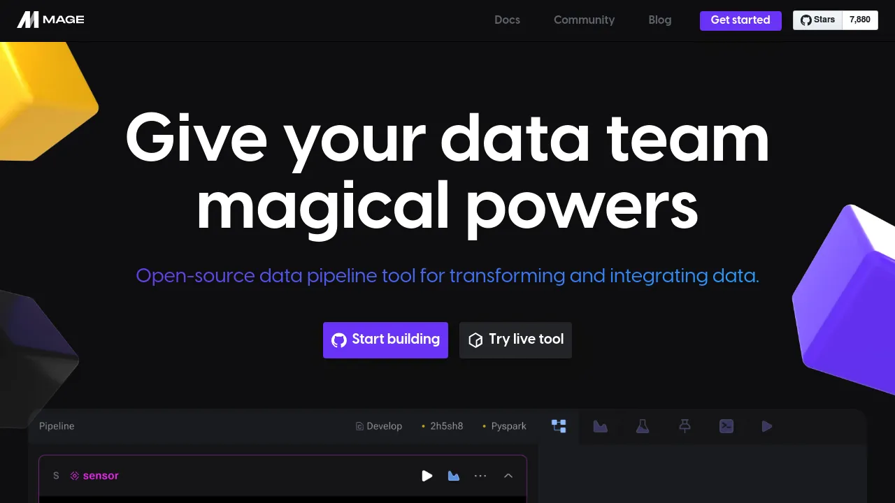 Screenshot of Mage