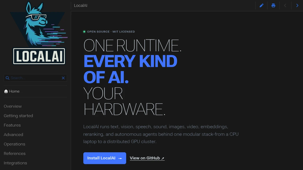 LocalAI screenshot 1