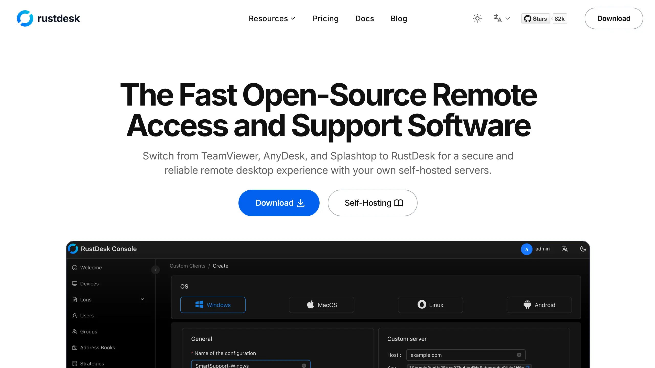 RustDesk: Open Source Alternative to AnyDesk, TeamViewer and Splashtop