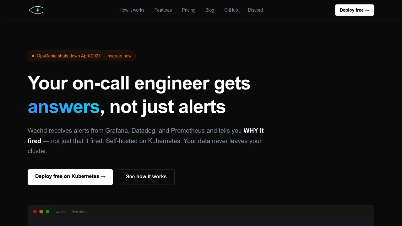 Wachd screenshot 1