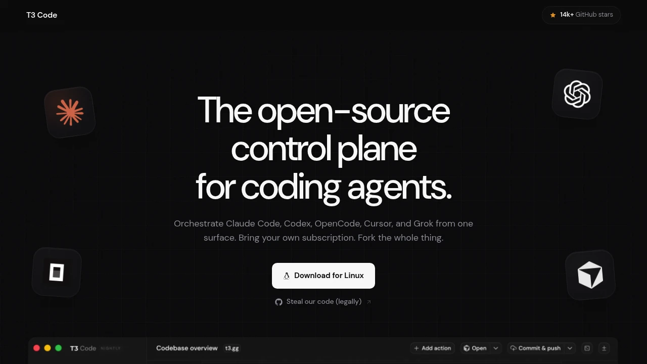 T3 Code screenshot 1