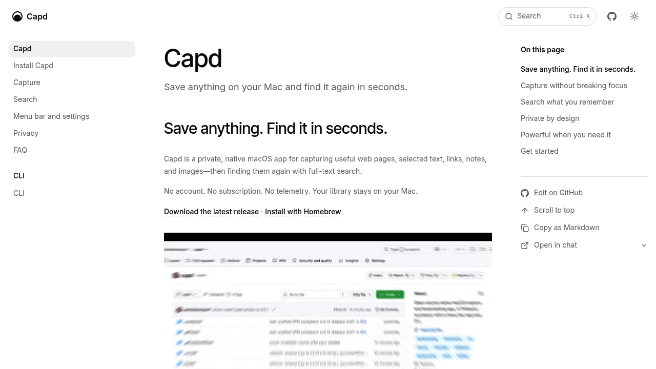 Capd screenshot 1