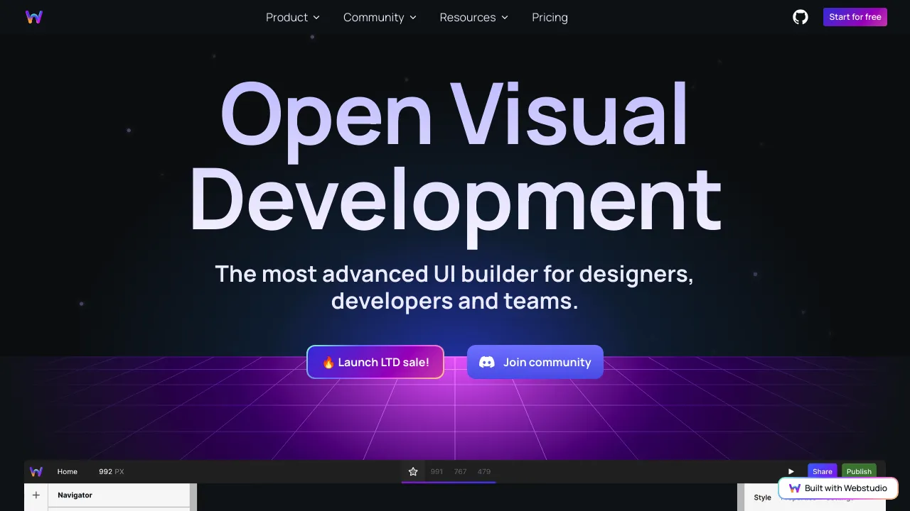 WebStudio: Open Source Alternative to Framer, Webflow and Squarespace ...