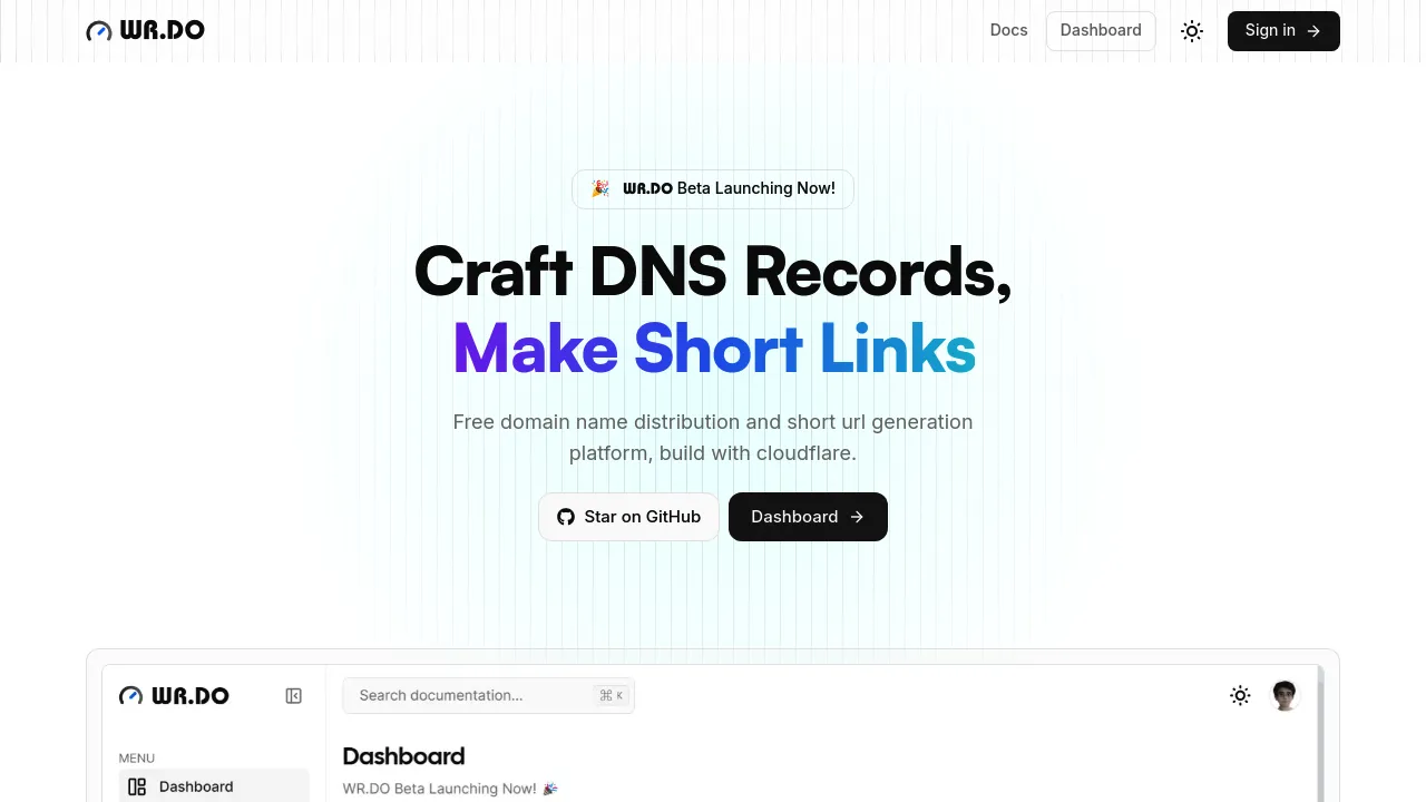 Screenshot of WR.DO