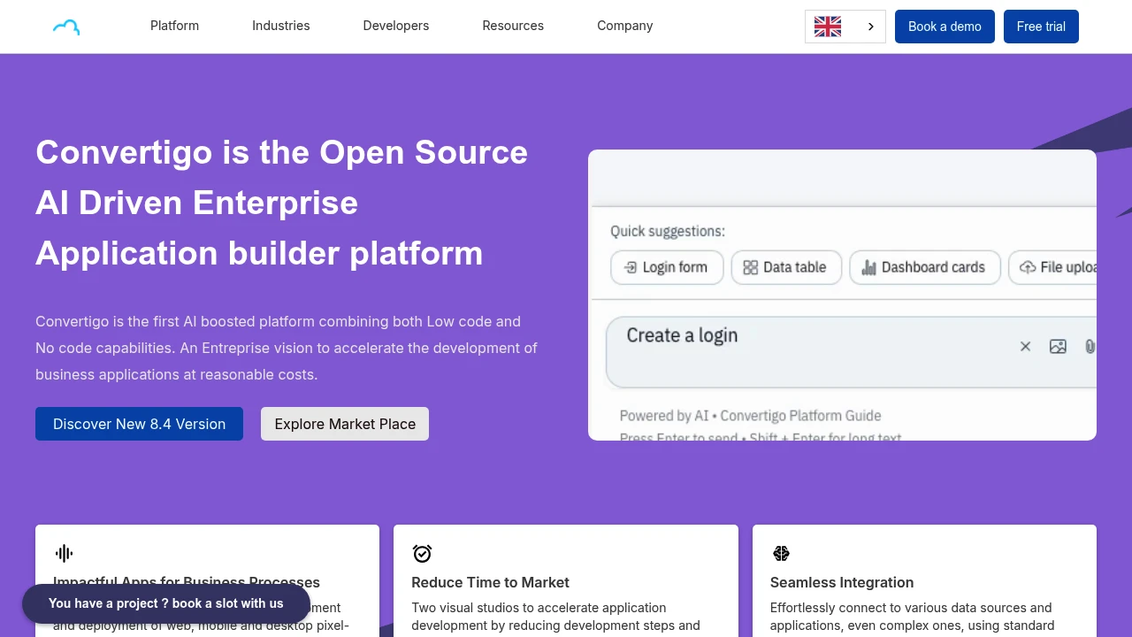 Convertigo screenshot 1